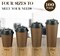 100 Pack 16 oz Disposable Paper Coffee Cups with Lids for Coffee, Water, Juice, or Tea, Brown Hot Paper Cups for Home, Restaurant, Store, and Cafe